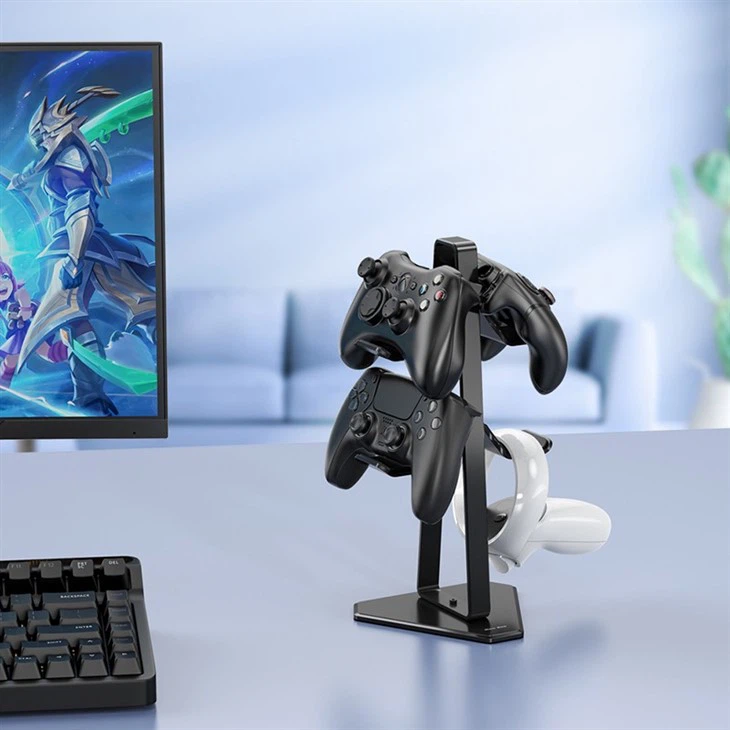 headset and controller stand
