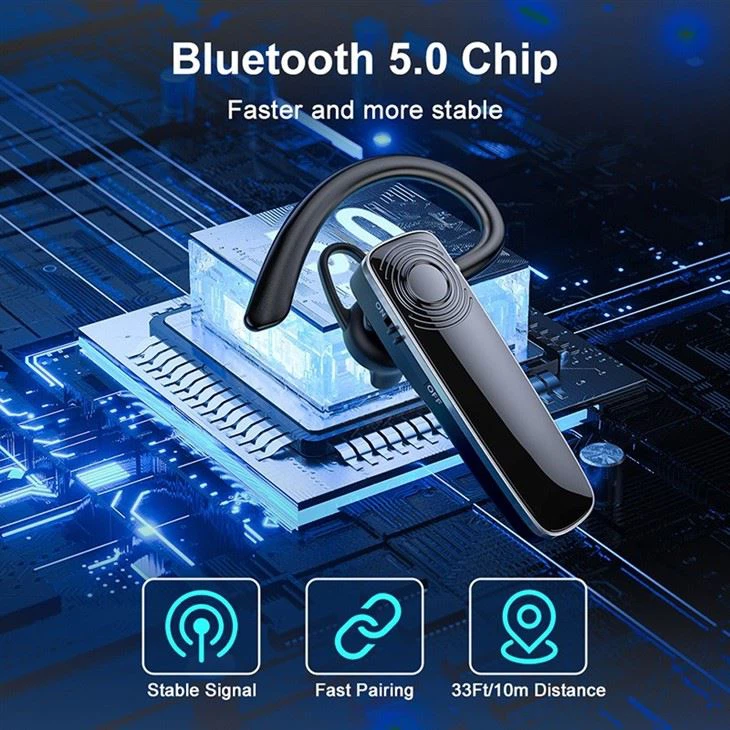 Single Ear Bluetooth Headset For Calls