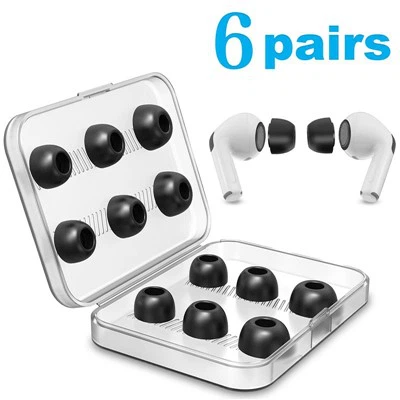 6 parells de consells de recanvi d'Airpod Pro d'escuma de memòria