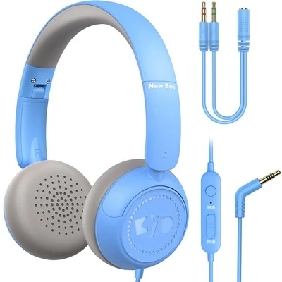 Auriculars de dibuixos animats per a nens amb cable USB